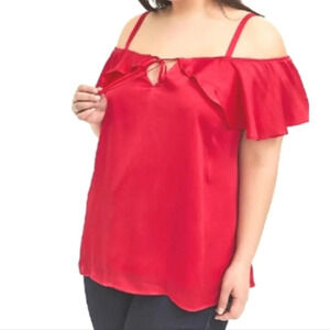 Torrid off the shoulder pink top